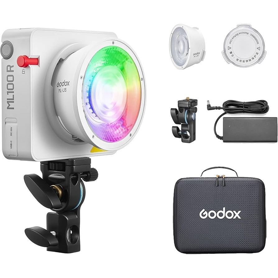 GODOX ML100R RGB Portable LED Light for Photography and Videography (KIT 1/ KIT 2/ KIT 3/ KIT 4)