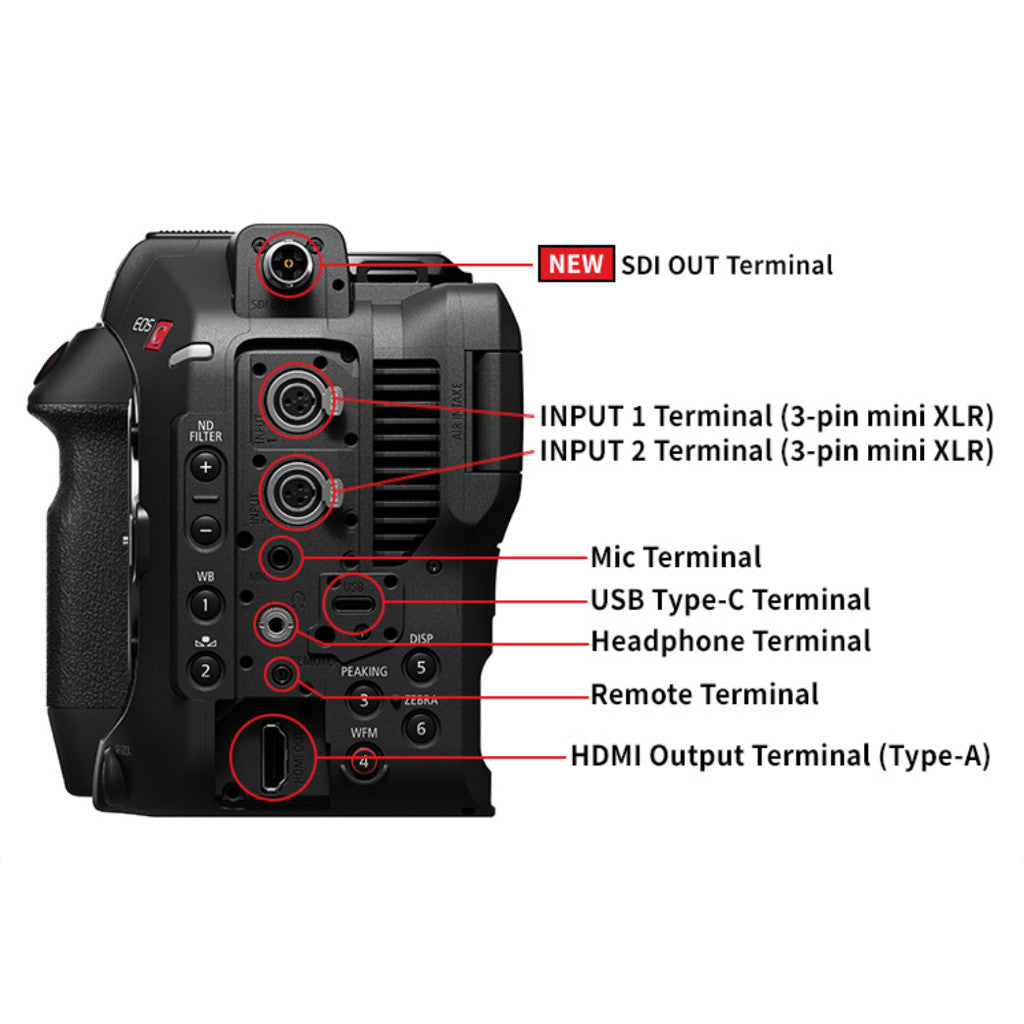 [PRE-ORDER 14 DAYS] CANON EOS C80 - Lightweight Full-Frame Cinema Camera with RF Mount