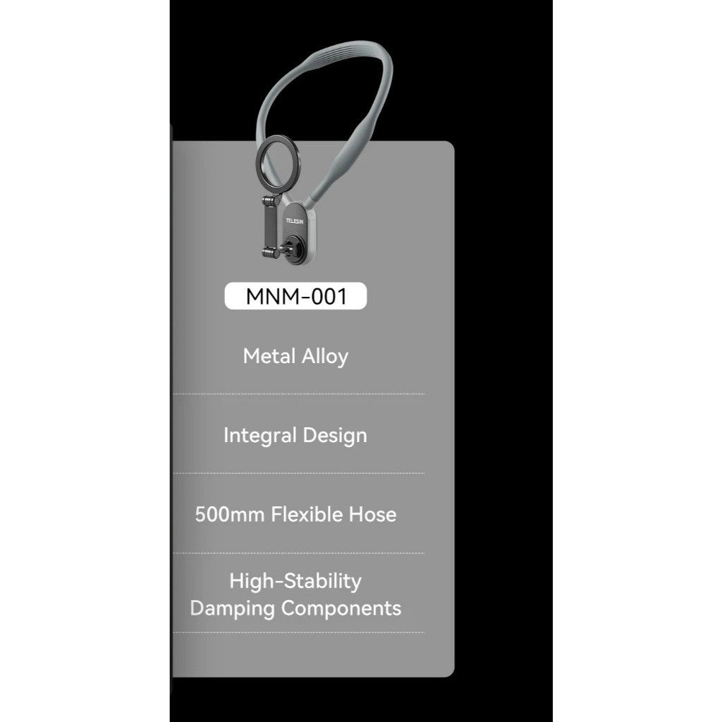 TELESIN MNM-001 MNM-002 Max Version Magnetic Neck Mount For Phones Quick Release Mag Safe Magnet