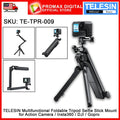 TELESIN TE-TPR-009 3-Way Arm Hand Grip Multifunctional Foldable Tripod Selfie Stick