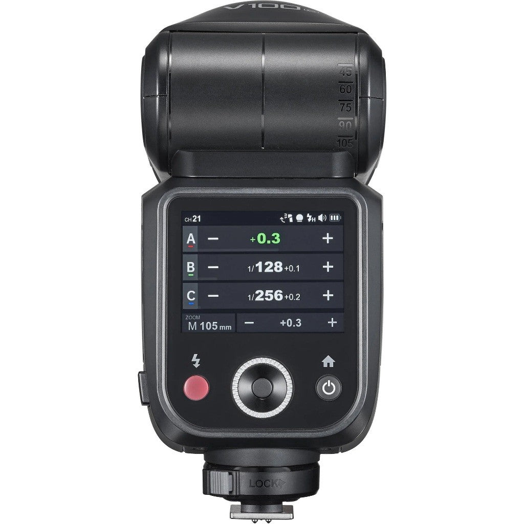 Godox V100 TTL Li-ion Round Head Camera Flash 100ws Sub Flash V100C V100S V100N V100F V100P V100O