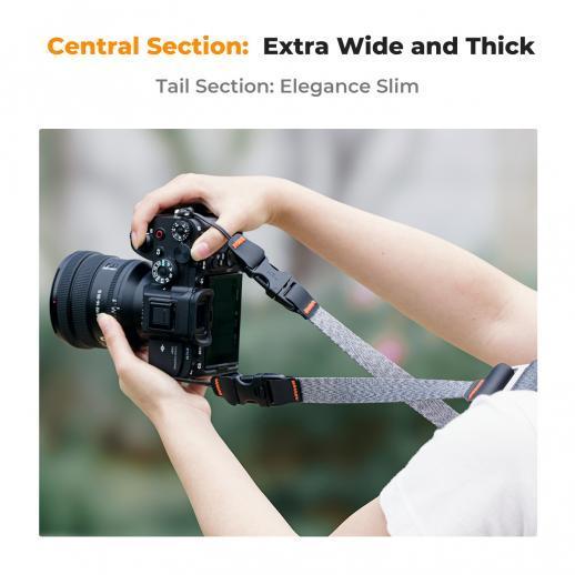 K&F 45mm Camera Neck Strap With Quick Release & Adjustable Camera Shoulder Sling Strap KF13.132
