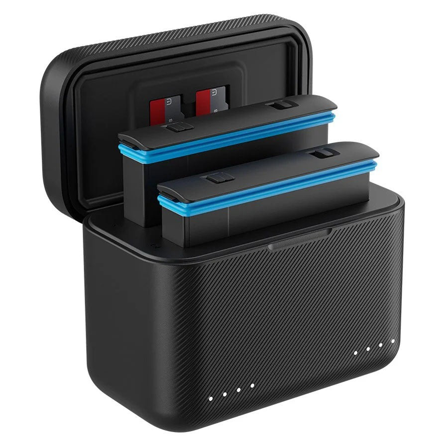 TELESIN PORTABLE DUAL SLOT BATTERY CHARGING CASE