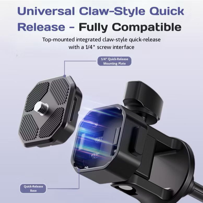 LEEKAI 力凯 LK-56 LK56 LIGHTWEIGHT PORTABLE STAND MONOPOD TRIPODAuto Open Quick Unfold Quick Release