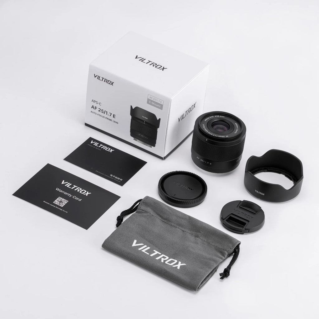 VILTROX AF 25mm f1.7 AF APS-C Lens for (SONY E , FUJI X , NIKON Z)