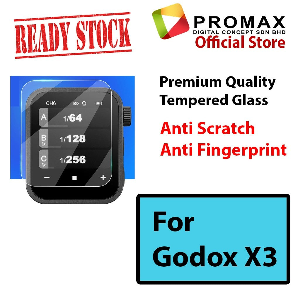 Premium Quality Tempered Glass for GODOX X3 TRIGGER 2.5D Screen Protector