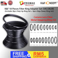 K&F 18 Pieces Filter Ring Adapter Set (SKU.0629)