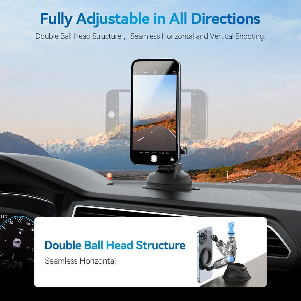 Telesin P3-SUS-02 Car Magsafe Suction Cup Mount