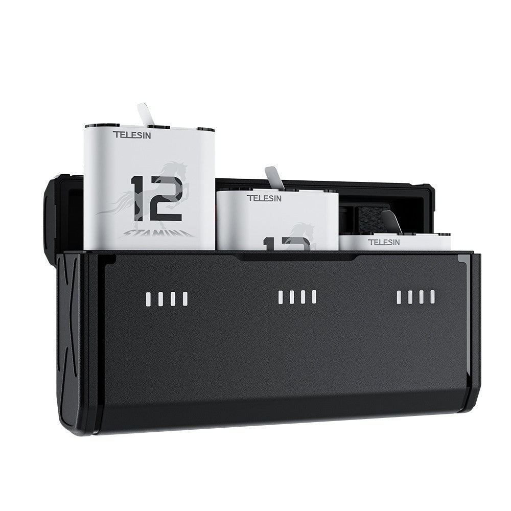 TELESIN Multifunctional Battery Charging Case