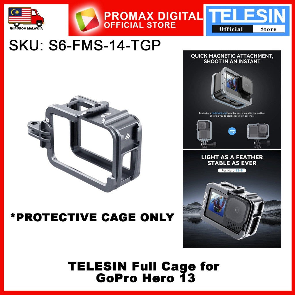 TELESIN Full Cage S6-FMS-14-TGP