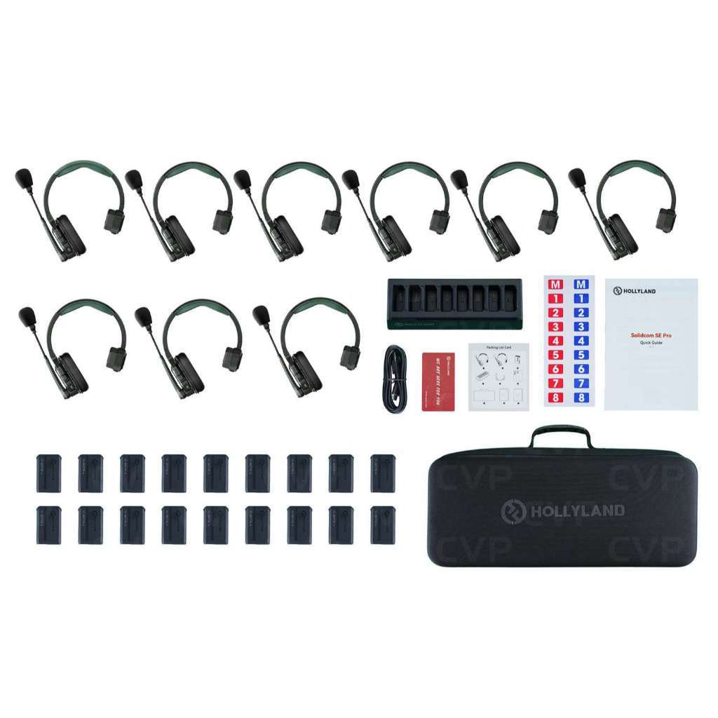 HOLLYLAND SOLIDCOM SE PRO SEAMLESS TEAM TALK 2S/ 4S / 6S / 9S Wireless Headset Intercom System
