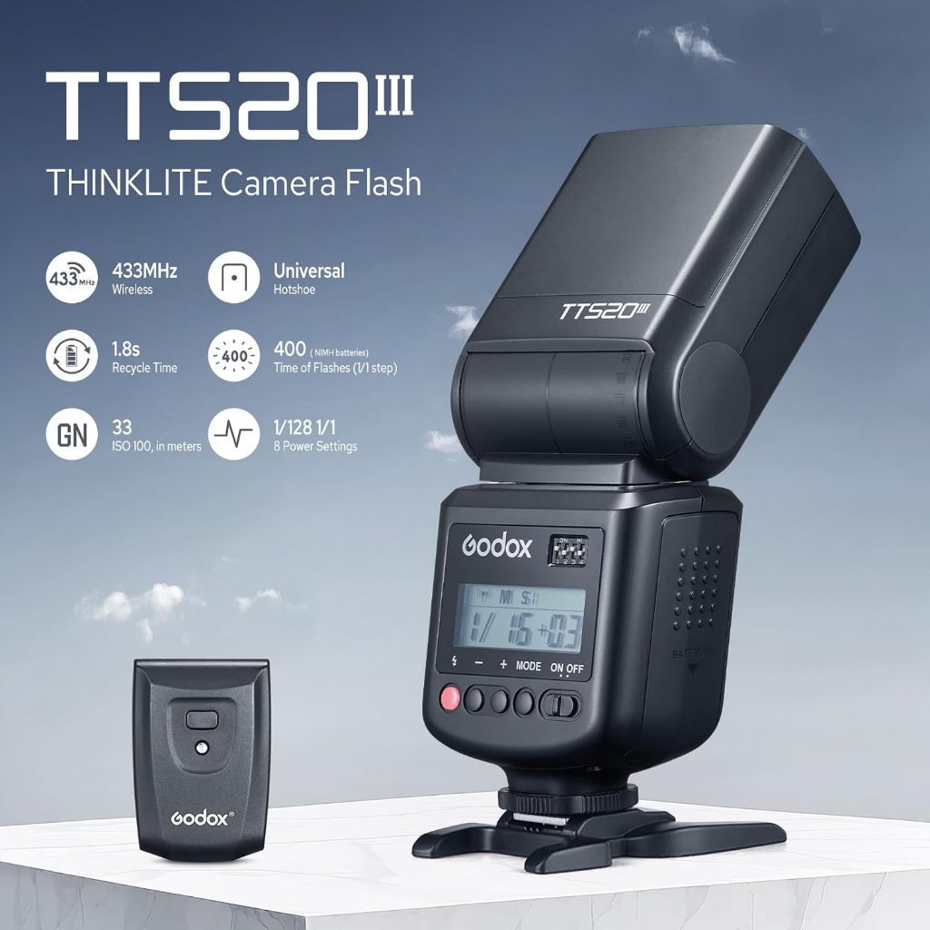 Godox TT520III / TT560II Camera Flash Speedlight free Wireless Flash Trigger tt520 iii tt560 ii