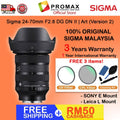 Sigma 24-70MM F2.8 DG DN II ART LENS (Sony E)