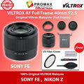 Viltrox AF 40mm F2.5 Air Full-Frame Lens for Sony FE , Nikon Z