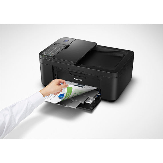NEW !! Canon Pixma E4570 Wireless All-In-One with Fax and auto 2 sided printing printer