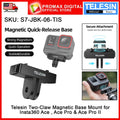 TELESIN S7-JBK-06-TIS Magnetic Two-Claw Base Mount Adapter