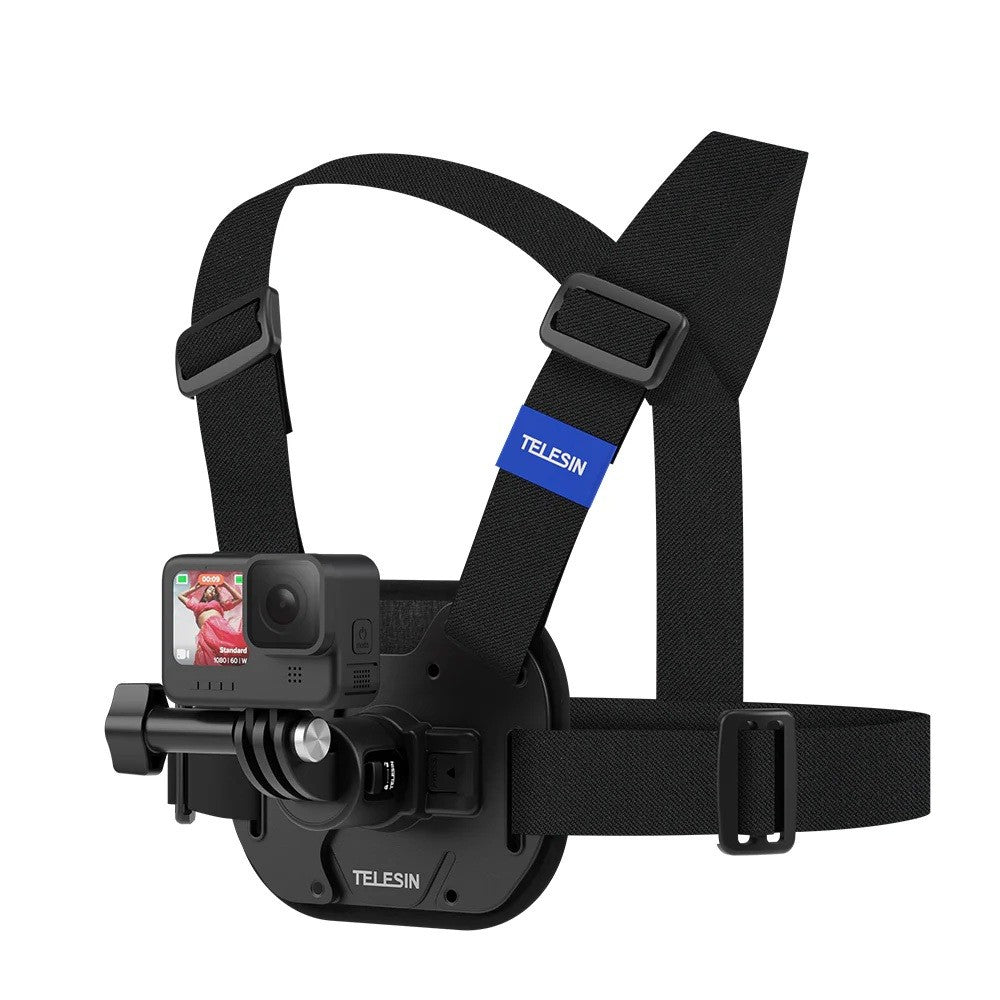 TELESIN S2-CGP-01 / S2-CGP-01GY Quick-Release Vest Chest Mount Strap Chesty for Action Cam Gopro Osmo Insta360 DJI
