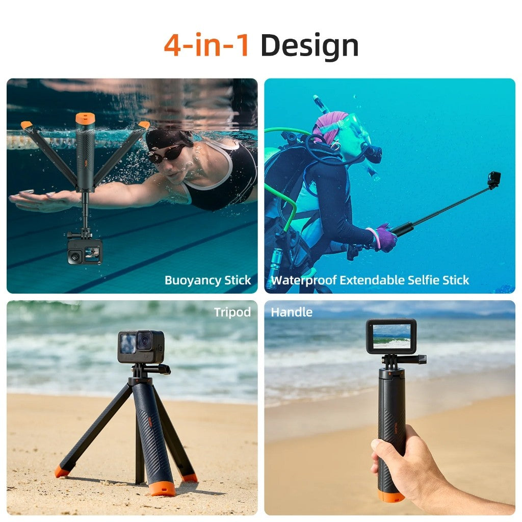 TELESIN S1-TSS-02 Floating Tripod Selfie Stick
