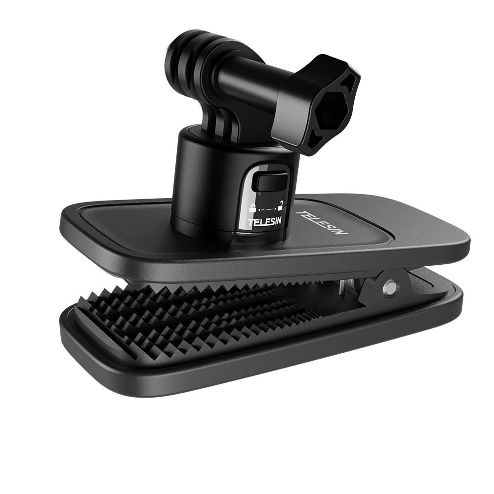 TELESIN Magnetic Backpack Clip (Quick Release Version) for Gopro, Insta360, DJI SKU:S2-JFM-01