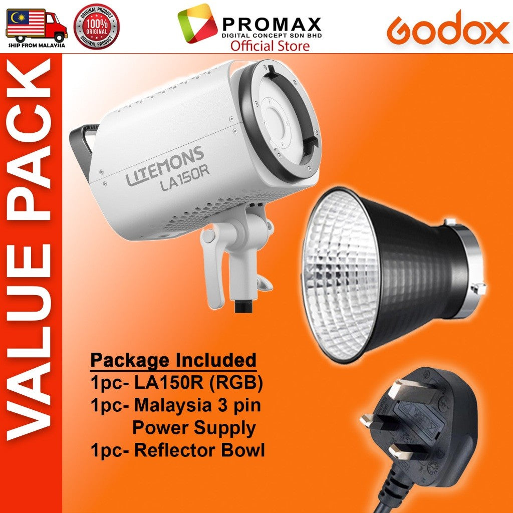 CHEAPEST! Godox LA150 LA150D LA150Bi with Lantern Octa 95cm 60x90cm Softbox Stand LED Video Light for Photo Studio