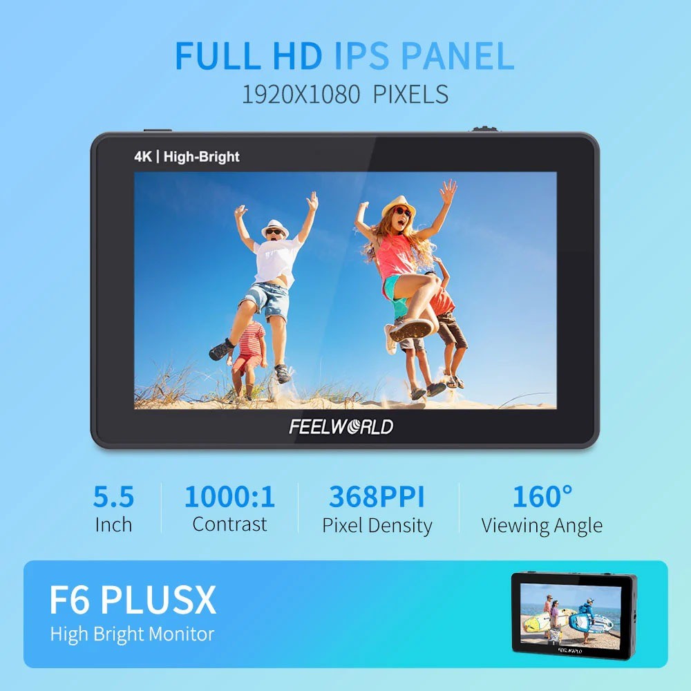 FEELWORLD F6 Plus X 5.5 inch 1600 nits High Bright Monitor (Malaysia Local Warranty)