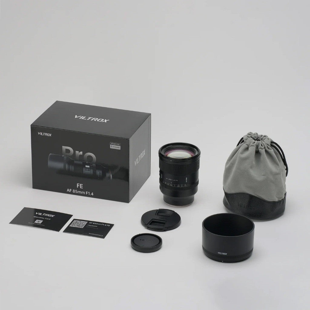 VILTROX AF 85mm f1.4 FULL FRAME LENS FOR SONY FE (FREE UV+CPL FILTER 77mm)