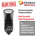 Premium Quality Tempered Glass for GODOX 2.5D Screen Protector V1 V860III TT685