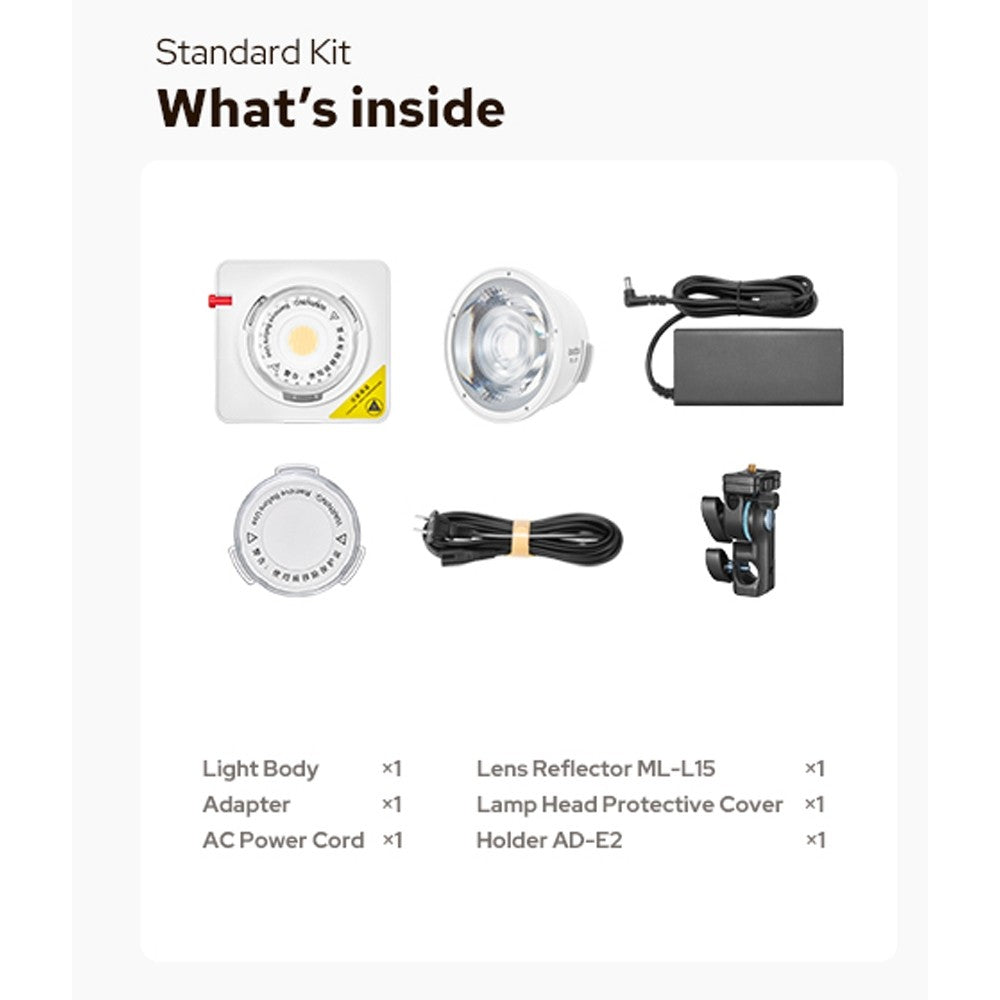 Godox ML100Bi ML100 BI Bi-Color Portable LED Light outdoor and indoor (2800-6500K CCT)