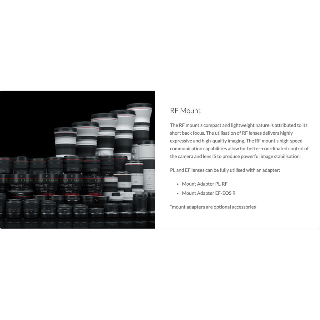 [PRE-ORDER 14 DAYS] CANON EOS C80 - Lightweight Full-Frame Cinema Camera with RF Mount