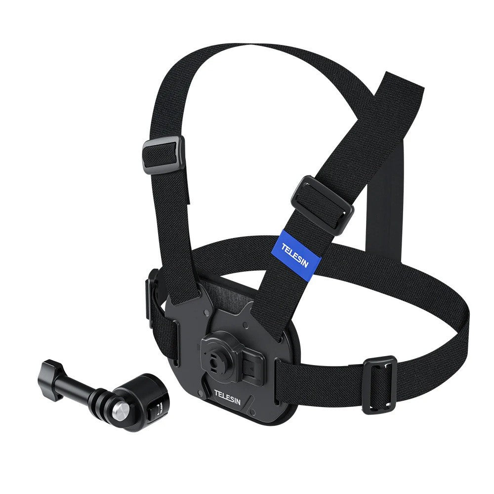 TELESIN S2-CGP-01 / S2-CGP-01GY Quick-Release Vest Chest Mount Strap Chesty for Action Cam Gopro Osmo Insta360 DJI