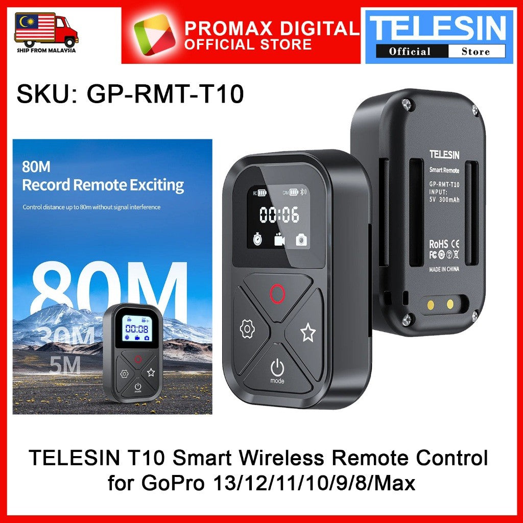 TELESIN GP-RMT-T10  T10 Smart Wireless Remote Control
