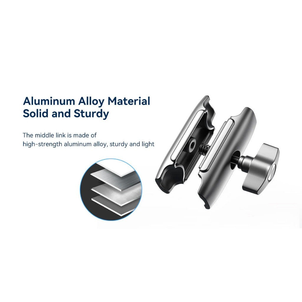 TELESIN TE-SUC-010 Aluminum Alloy Camera Suction Cup Strong Mount