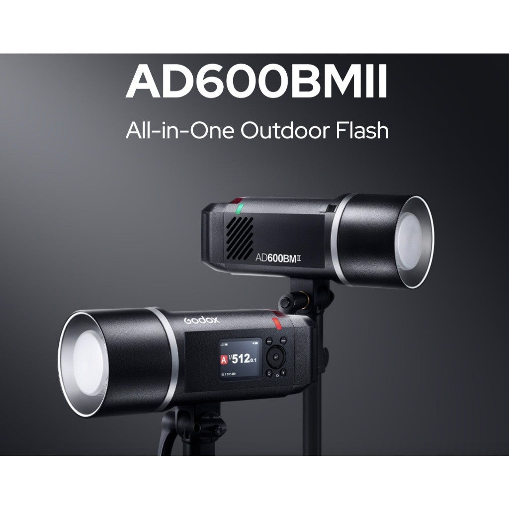 Godox AD600BMII All-in-One Outdoor Flash AD600BM II 1Yrs Warranty