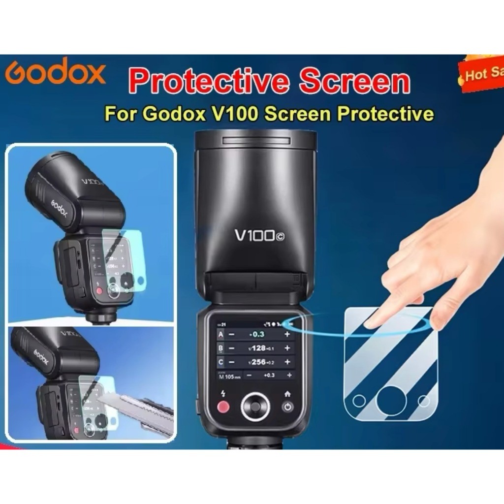 Promax Digital Tempered Glass Screen Protector for Godox V100 Flash