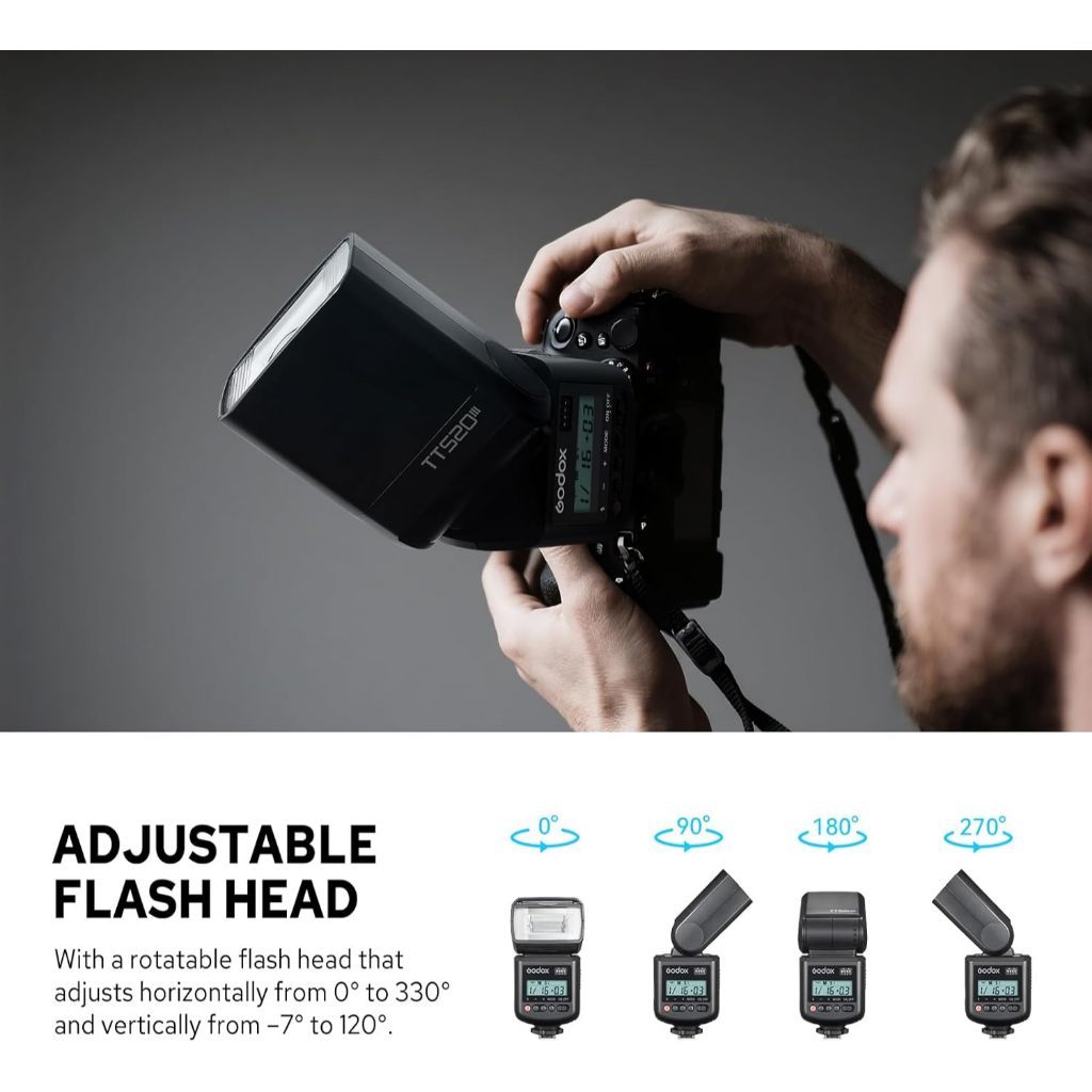 Godox TT520III / TT560II Camera Flash Speedlight free Wireless Flash Trigger tt520 iii tt560 ii