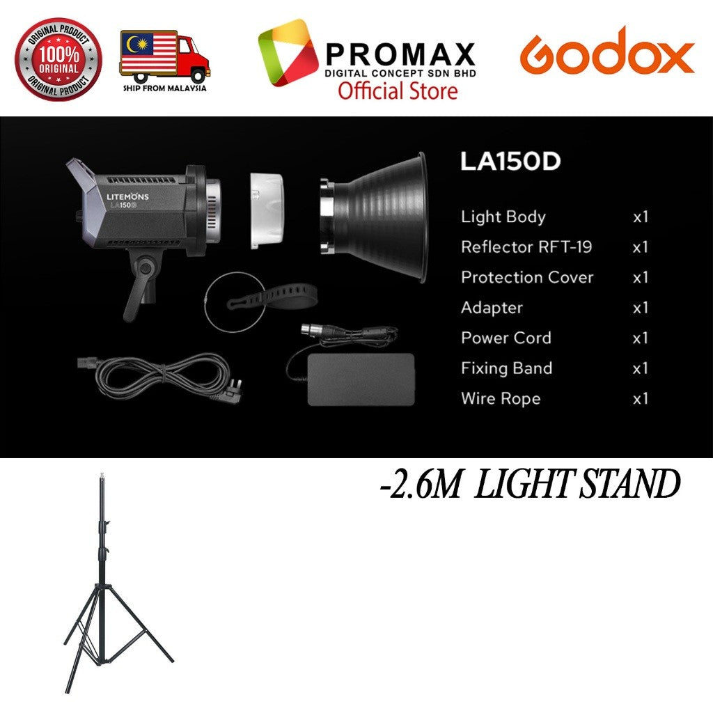 CHEAPEST! GODOX LITEMONS LA150D LA150BI LA200D LA200BI LA300BI Daylight / BIO COLOR LED CINTINUOUS LIGHT