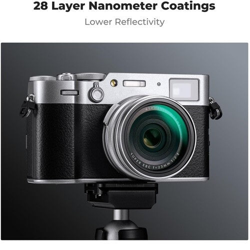 K&F Nano-X Lens Cap + Lens Hood + UV Filter 28 Layer Coating| 3 in 1 | SKU 2276 for X100/X100F/X100S/X100T/X100V/X100VI