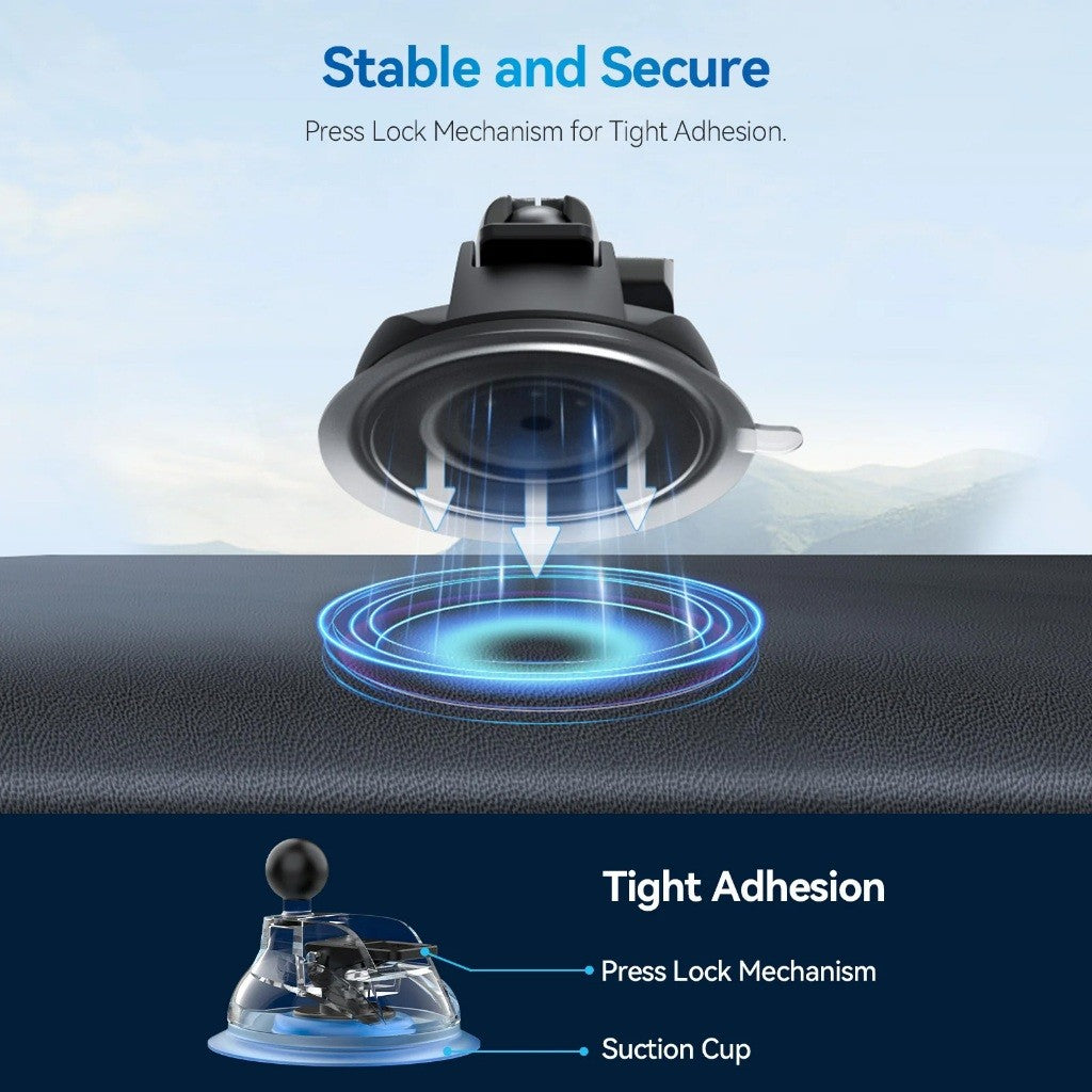 Telesin P3-SUS-02 Car Magsafe Suction Cup Mount