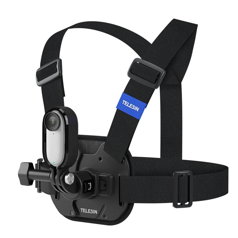 TELESIN S2-CGP-01 / S2-CGP-01GY Quick-Release Vest Chest Mount Strap Chesty for Action Cam Gopro Osmo Insta360 DJI
