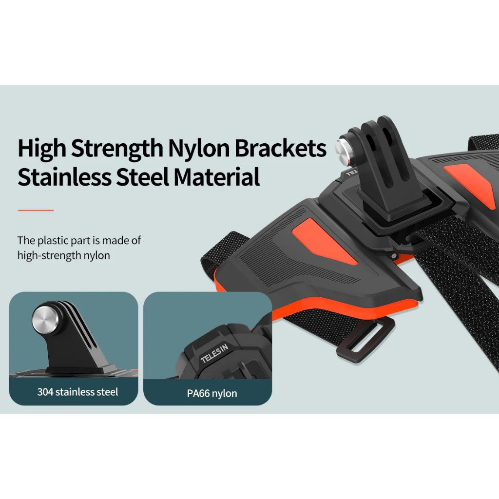 TELESIN GP-HBM-MT2-YH Version 2 Motorcycle Helmet Chin Strap Mount