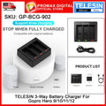 TELESIN 3-Channel Battery Charger