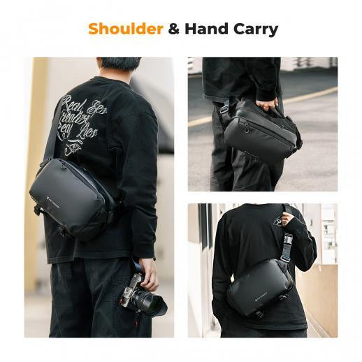 K&F CONCEPT 2 IN 1 SLINGBAG CROSSBODY SLING BAG ALPHA 10L EVERYDAY SHOULDER BAG & MULTIFUNCTION KF13.157