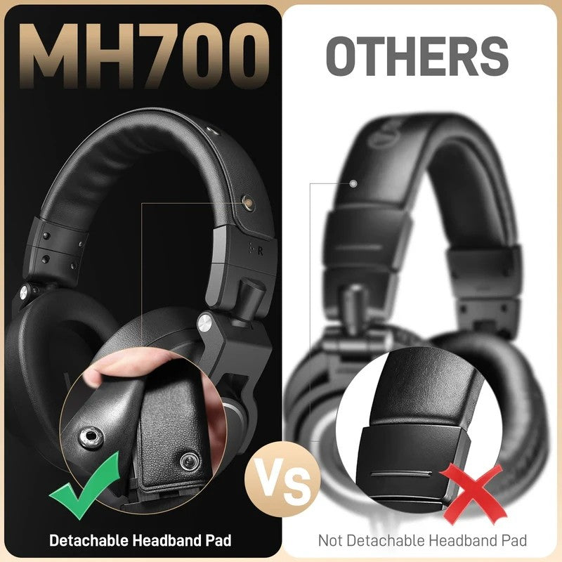MaonoCaster MH700 DJ Studio Monitor Headphones with 50mm Driver Maono Caster MH-700