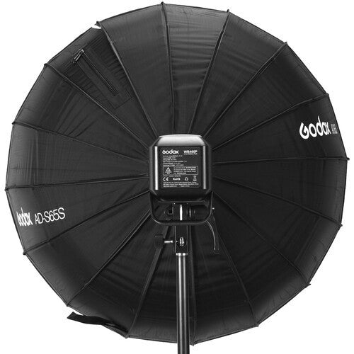 Godox AD-S65S 65cm White or Silver Deep Parabolic Softbox with Honeycomb Grid for AD400P ML-60 AD300