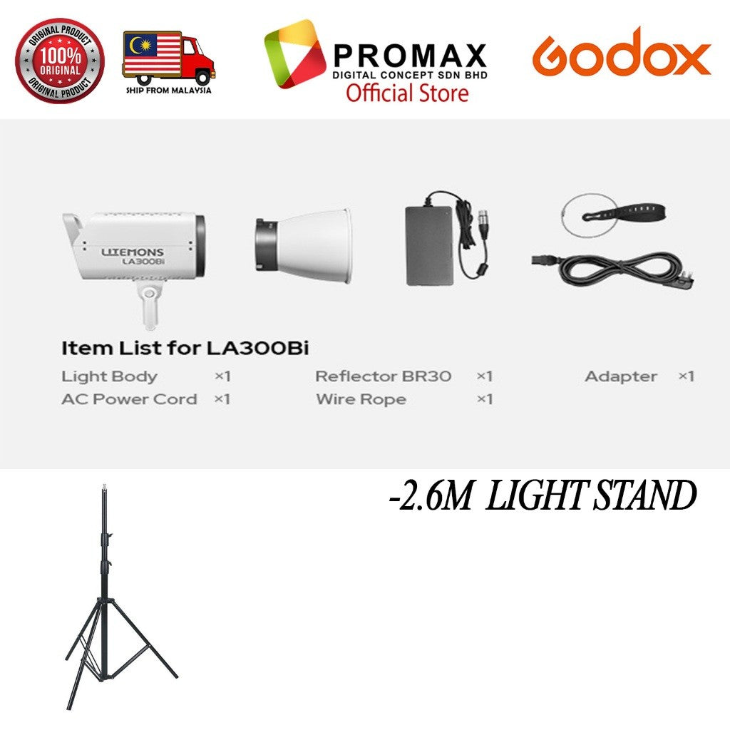 CHEAPEST! GODOX LITEMONS LA150D LA150BI LA200D LA200BI LA300BI Daylight / BIO COLOR LED CINTINUOUS LIGHT