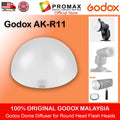 Godox AK-R11 Dome Diffuser AK-R12 Bounce Card for Round Head Flash Heads AK-11 AK11  AK-12 AK12
