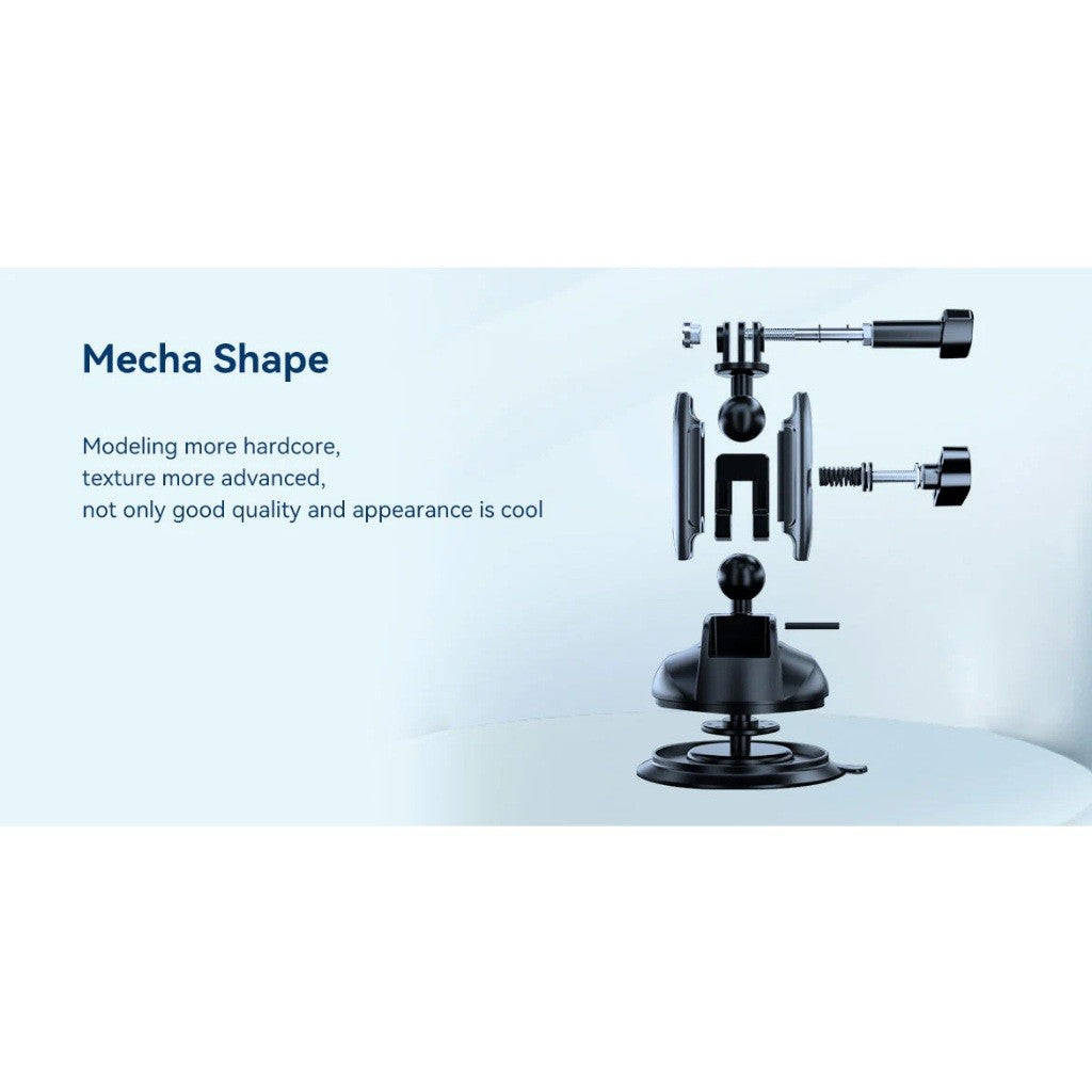 TELESIN TE-SUC-010 Aluminum Alloy Camera Suction Cup Strong Mount