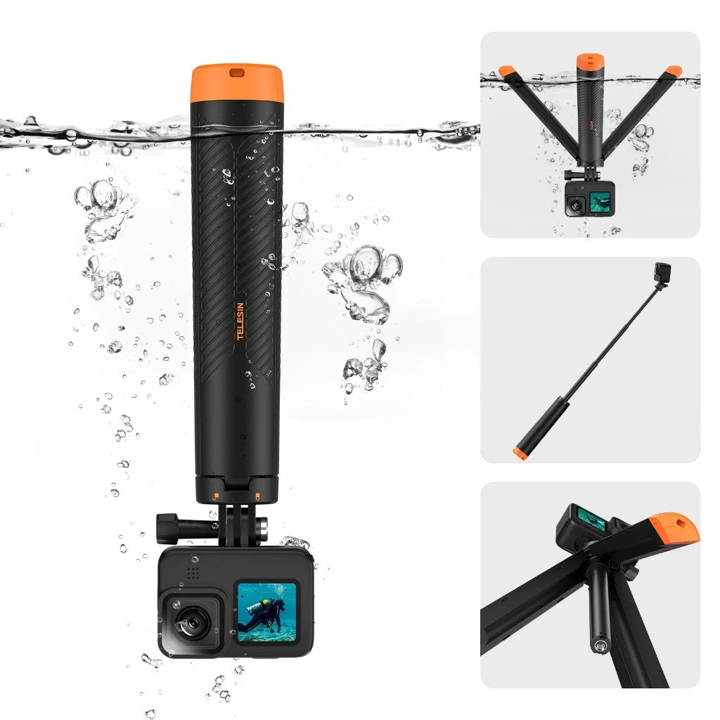 TELESIN S1-TSS-02 Floating Tripod Selfie Stick