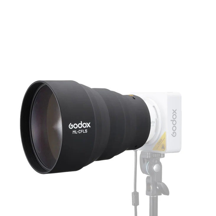 GODOX ML-CFL5 Collapsible Silicone Fresnel Attachment Adjustable Light Diffuser for ML-L15 & ML-L36