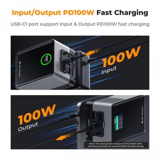 K&F Concept KF-V99 Pro KF28.0024 KF28.0092 V1 99Wh SE V-Mount Battery PD100W USB-C Fast Charging Multi Ports KFV99Pro